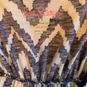 Lilly Pulitzer Dresses - Lilly Pulitzer blue and white chevron maxi size M Lilly Pulitzer Dresses - Lilly Pulitzer blue and white chevron maxi size M